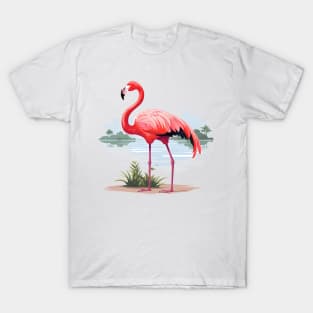 Cool Flamingo T-Shirt